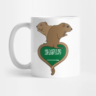 Gerbil Saudi Arabia (light) Mug